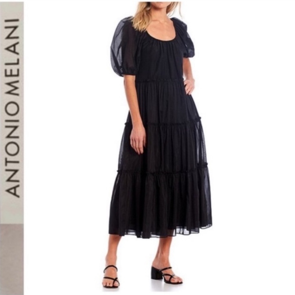 NWT Antonio Melani Back Midi Swing Dress